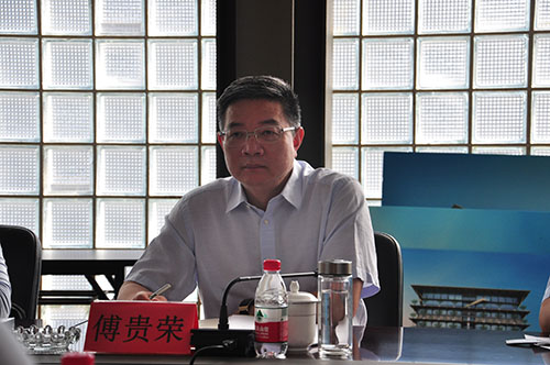 寧波市江北區(qū)區(qū)委副書記、區(qū)長(zhǎng)傅貴榮一行蒞臨我公司調(diào)研指導(dǎo)工作